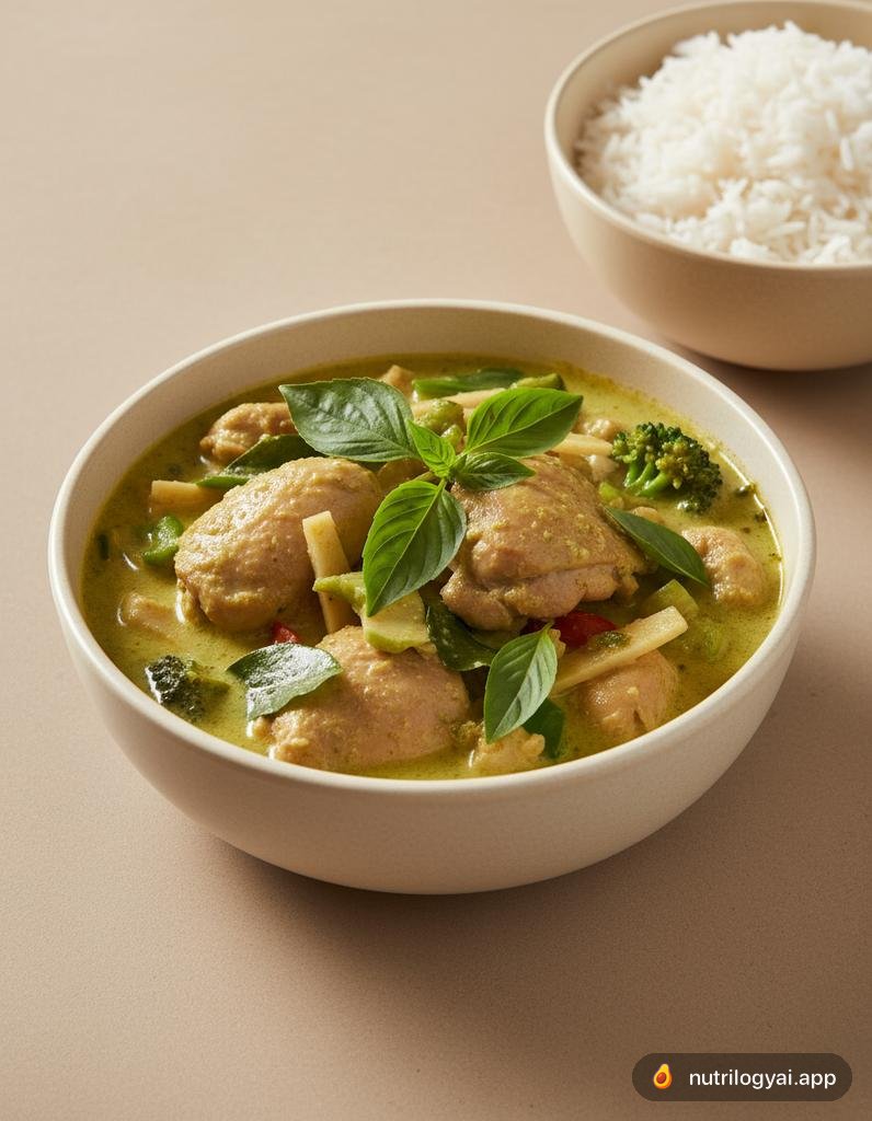 Thailändisches Grünes Hähnchen-Curry