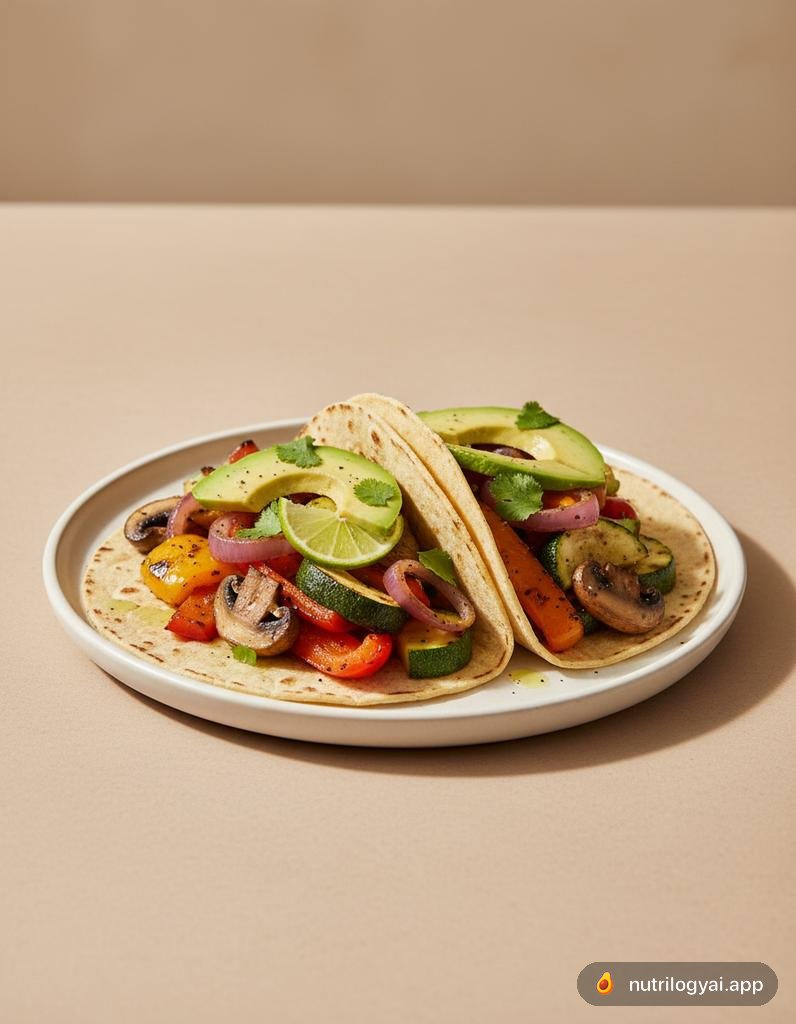Taco di verdure grigliate
