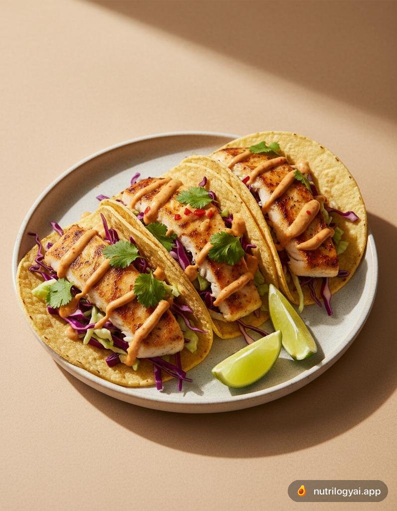 Gegrillte Fisch-Tacos