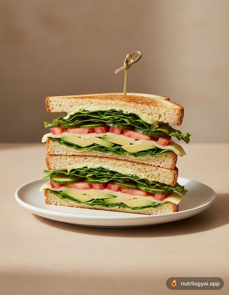 Club Sandwich Vegetariano
