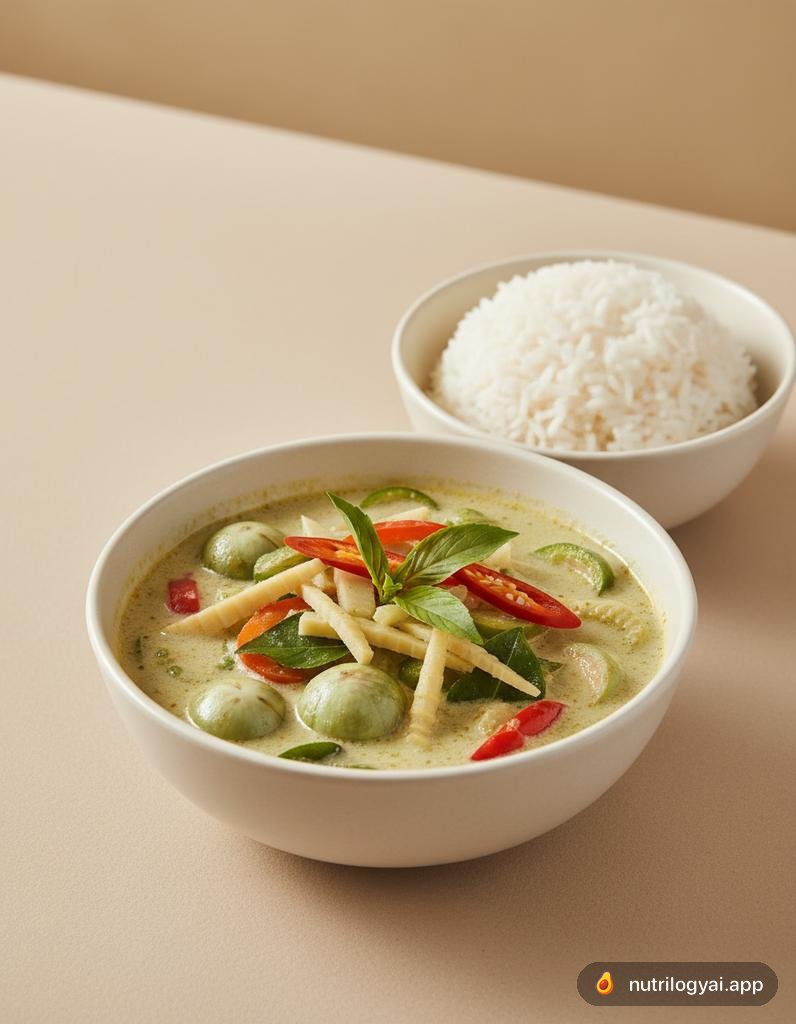 Curry verde di verdure