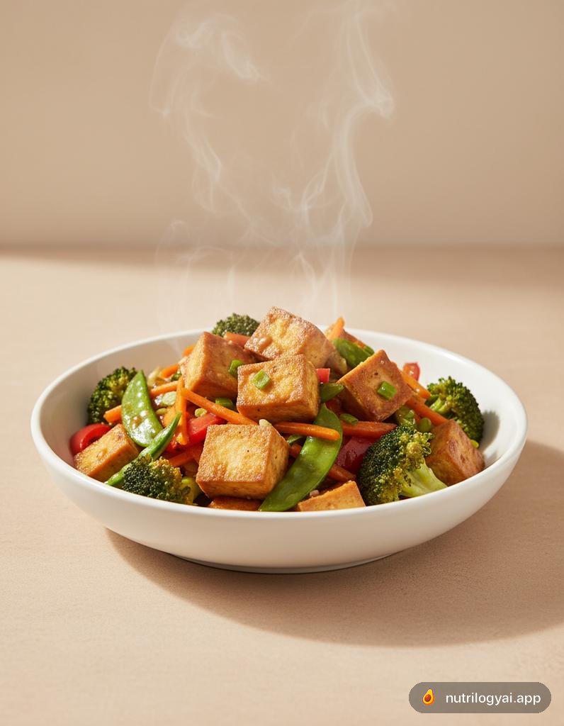 Tofu-Pfannengericht