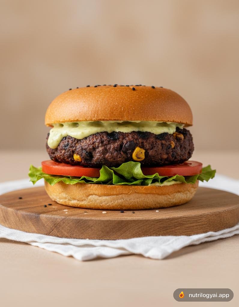 Burger di fagioli neri