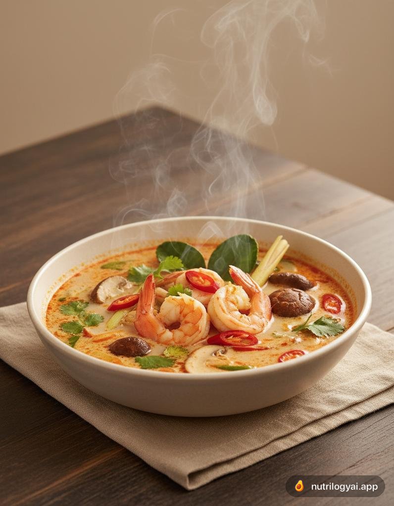 Tom Yum Goong (Scharfe Garnelensuppe)