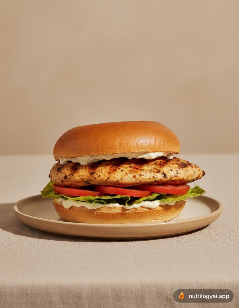 Gegrilltes Hähnchen-Sandwich