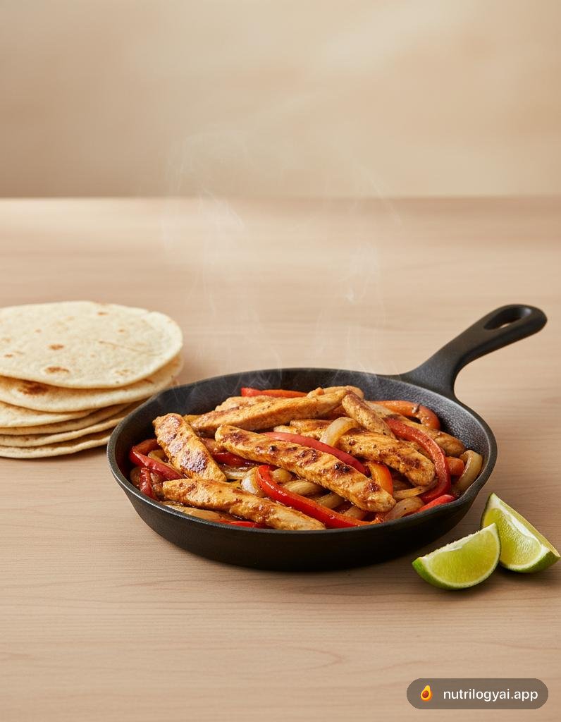 Hähnchen-Fajitas