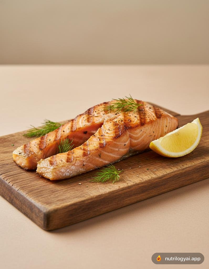 Gegrillter Lachs