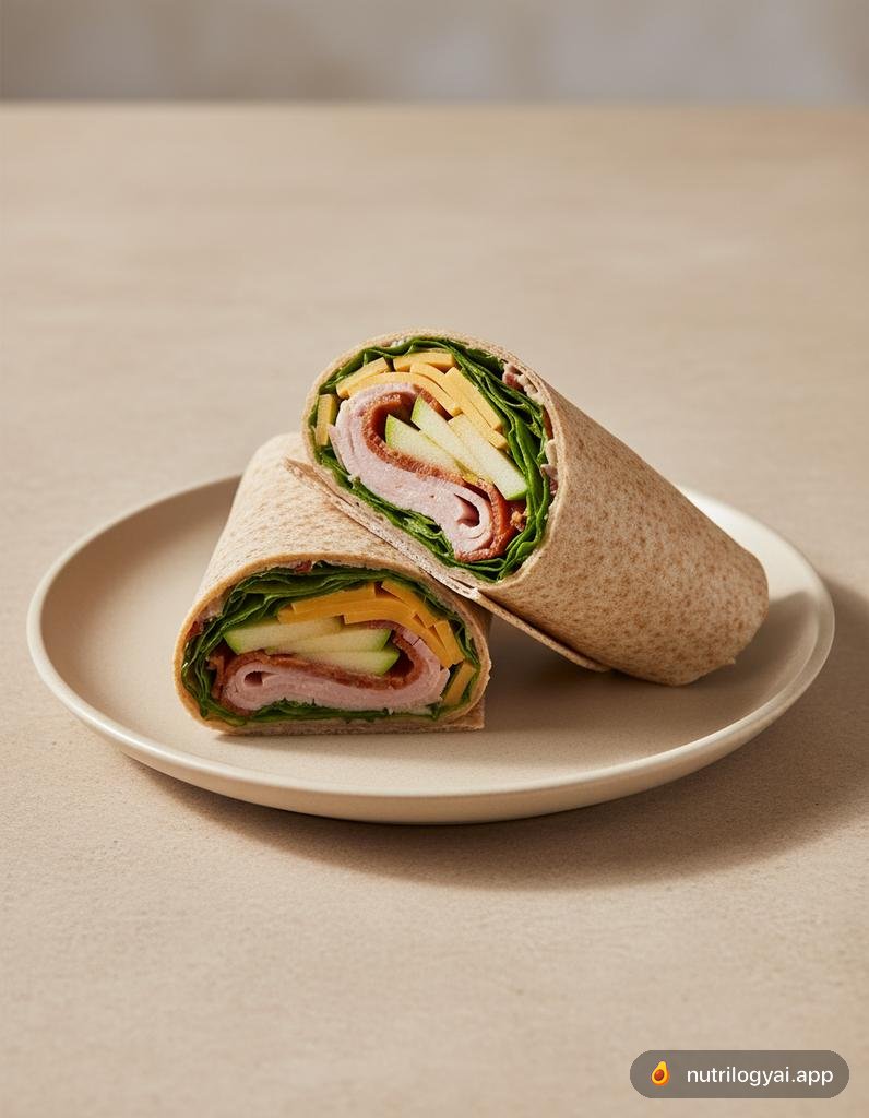Wrap Turki Apel Cheddar