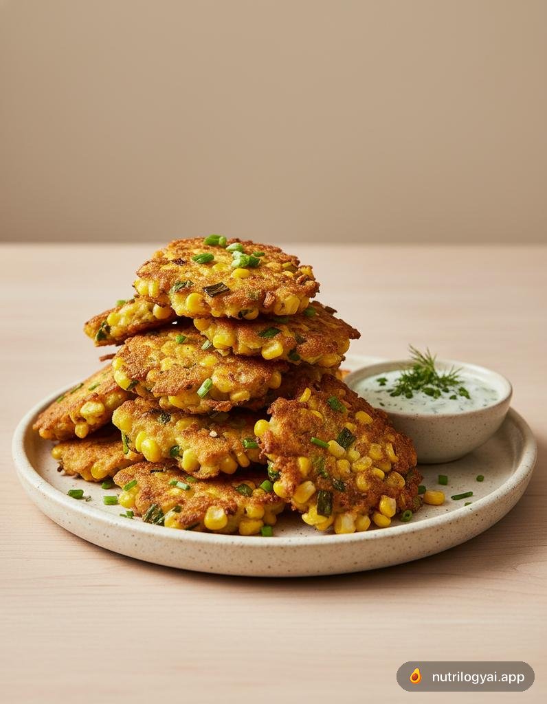 Frittelle di mais vegane