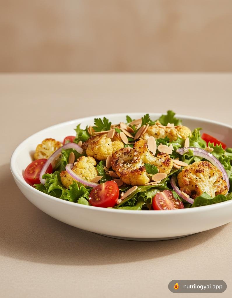 Roasted Cauliflower Salad