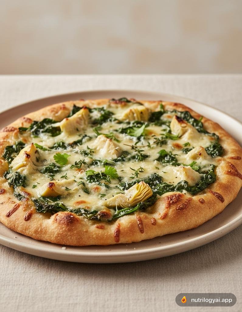 Flatbread carciofi e spinaci