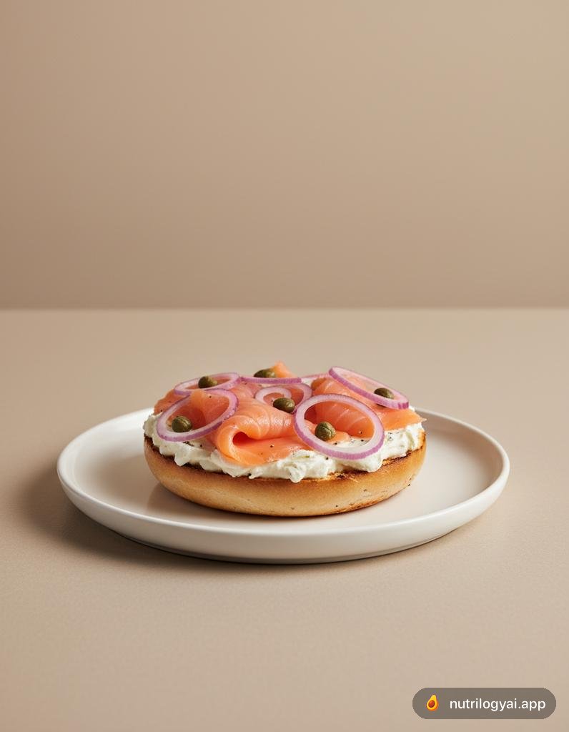 Räucherlachs-Bagel