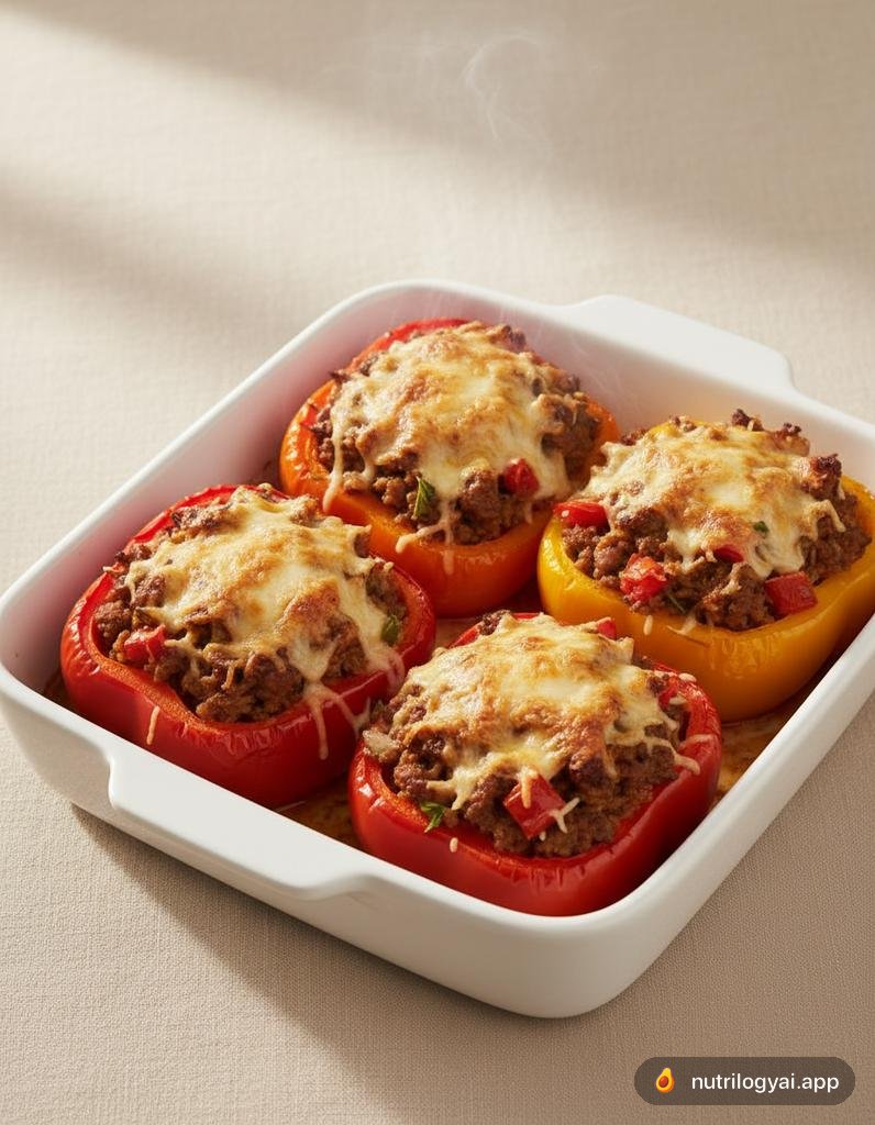 Poivrons Farcis à la Dinde