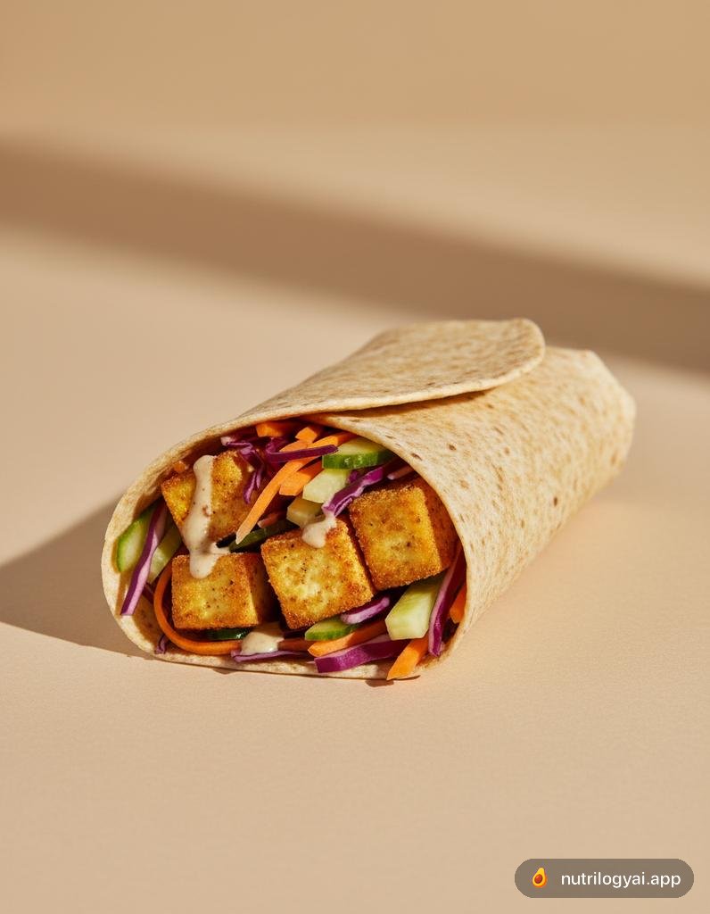Wrap de Tofu Croustillant