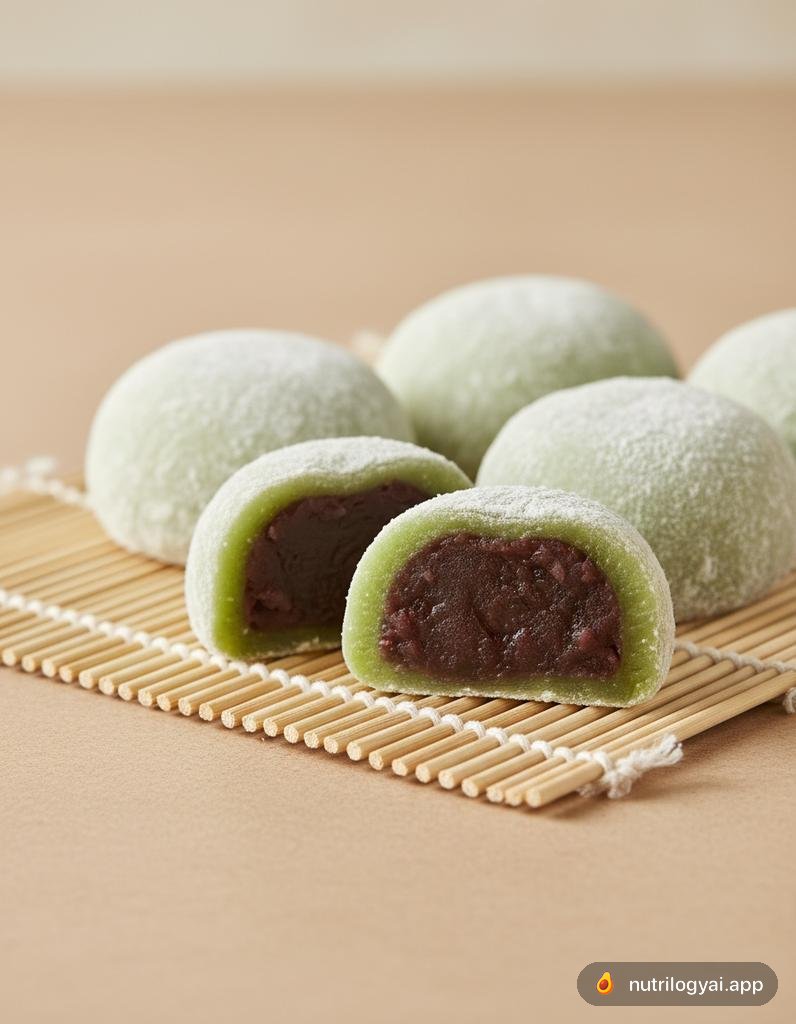Grüntee-Mochi