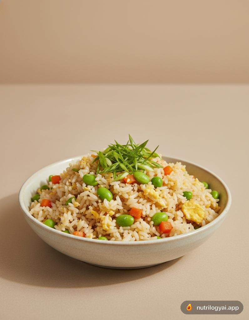 Gebratener Reis mit Edamame