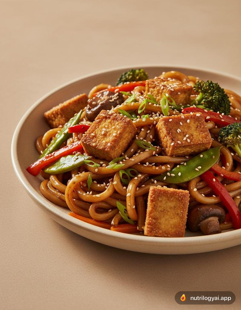 Tofu Yaki Udon