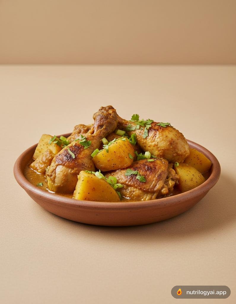 Poulet au curry trinidadien