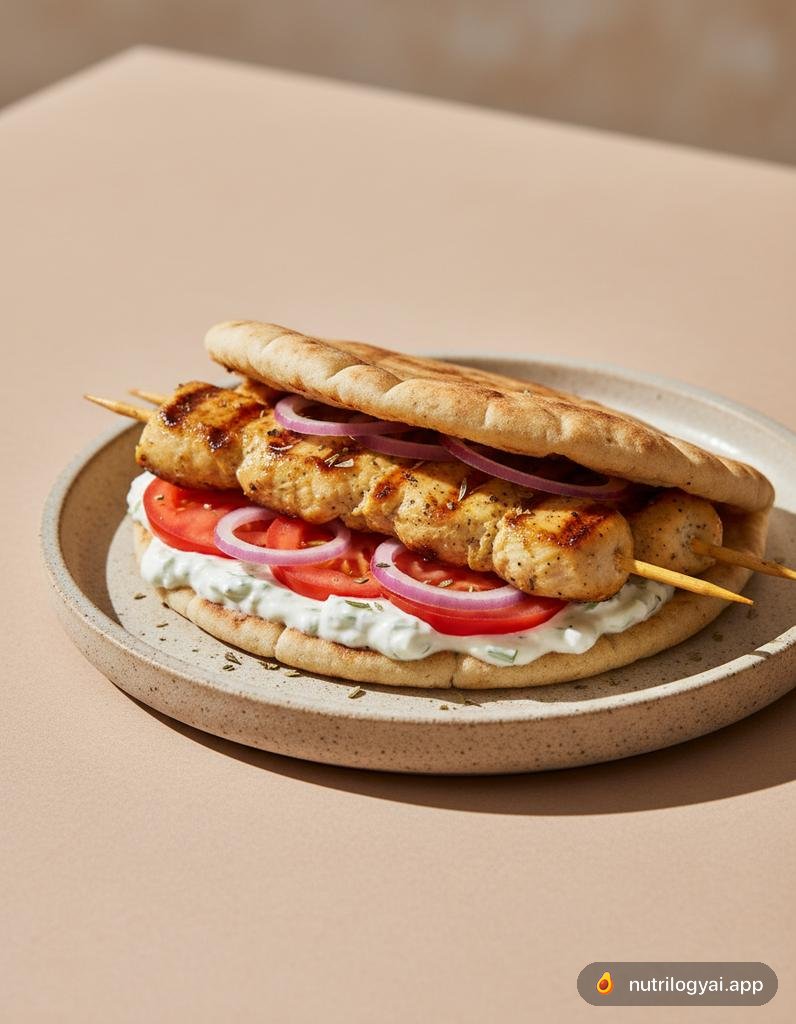 Hähnchen-Souvlaki