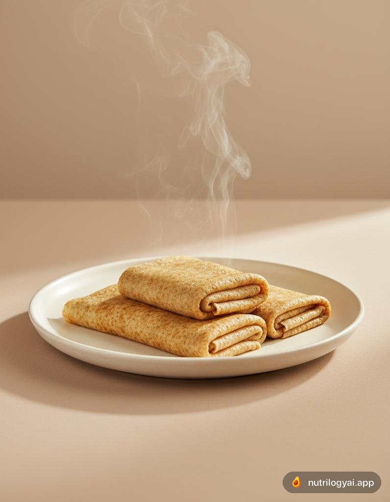 Crepes de trigo integral