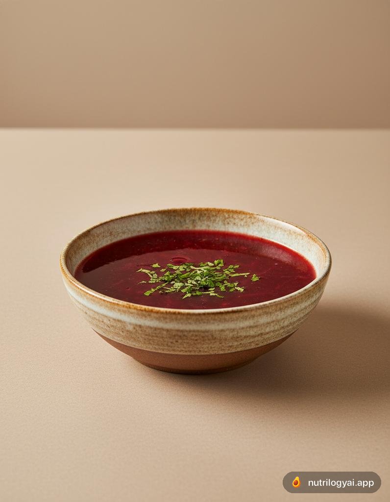Borsch (Sopa de beterraba vermelha clara)