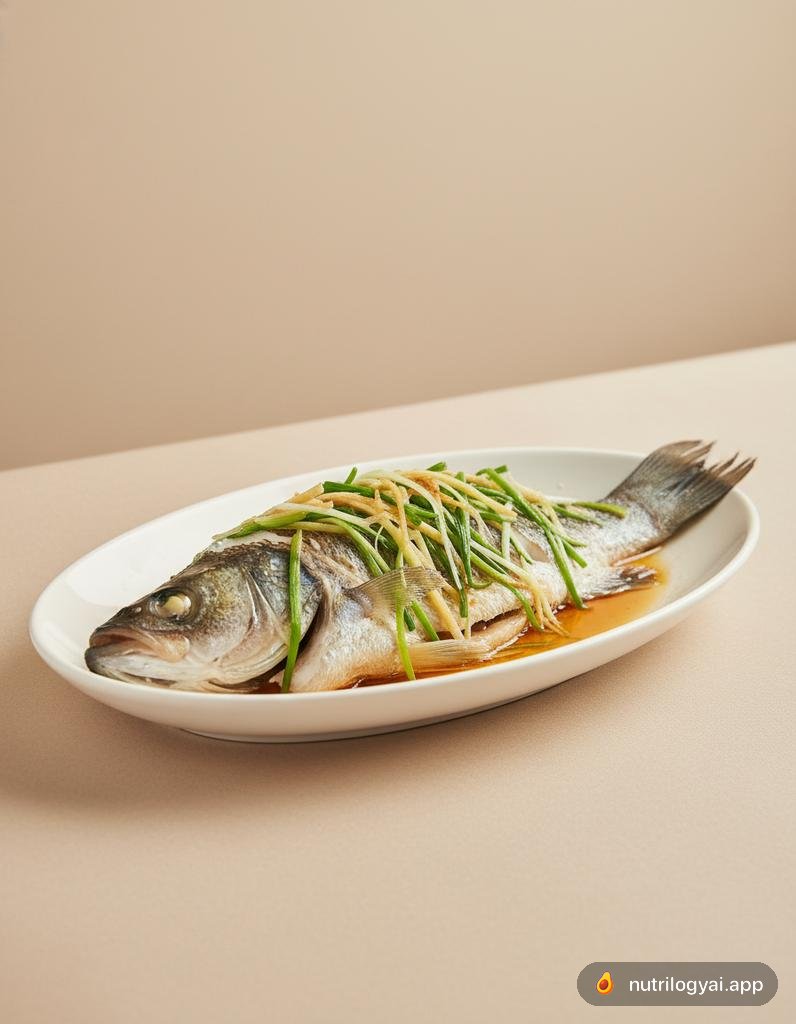Steamed Fish with Ginger and Scallions