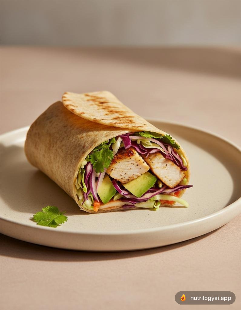 Grilled Mahi Mahi Wrap