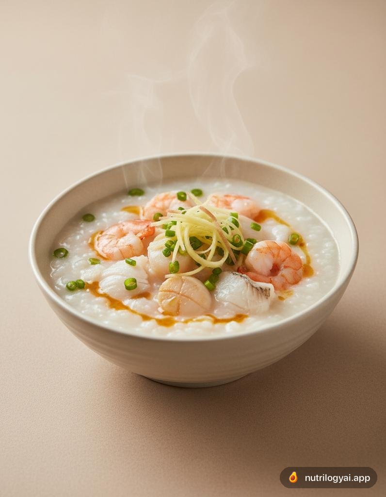Congee di frutti di mare