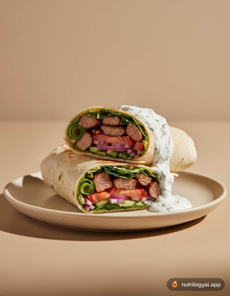 Grilled Lamb Wrap