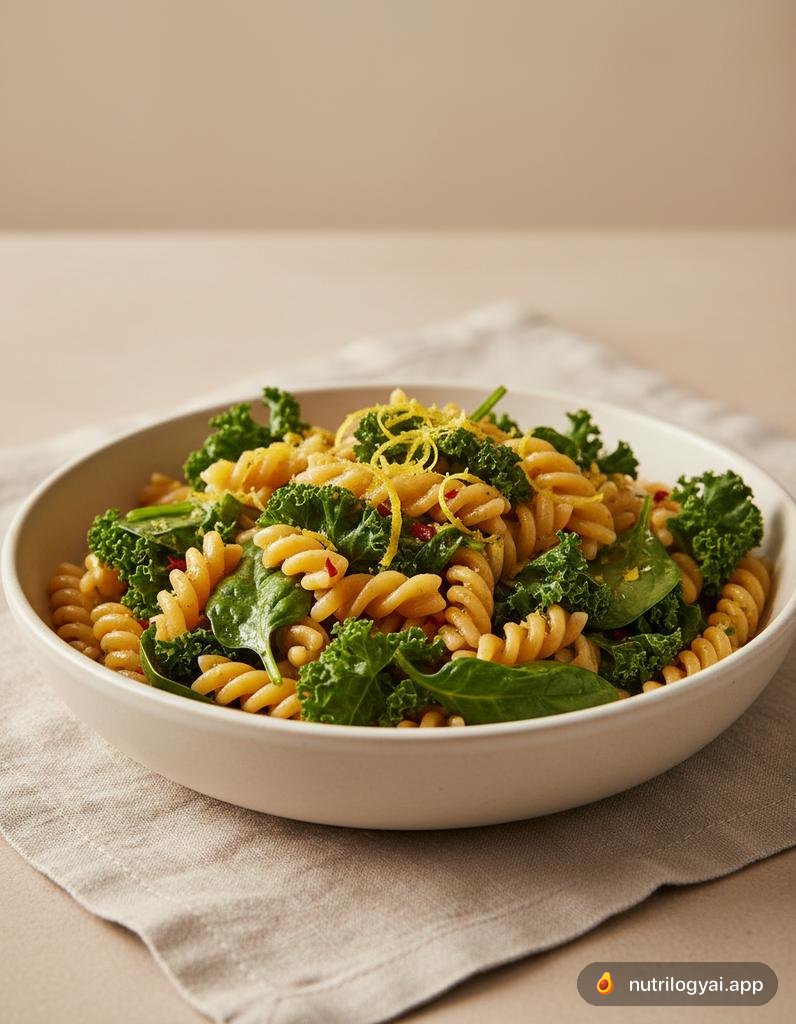 Chickpea Pasta with Greens