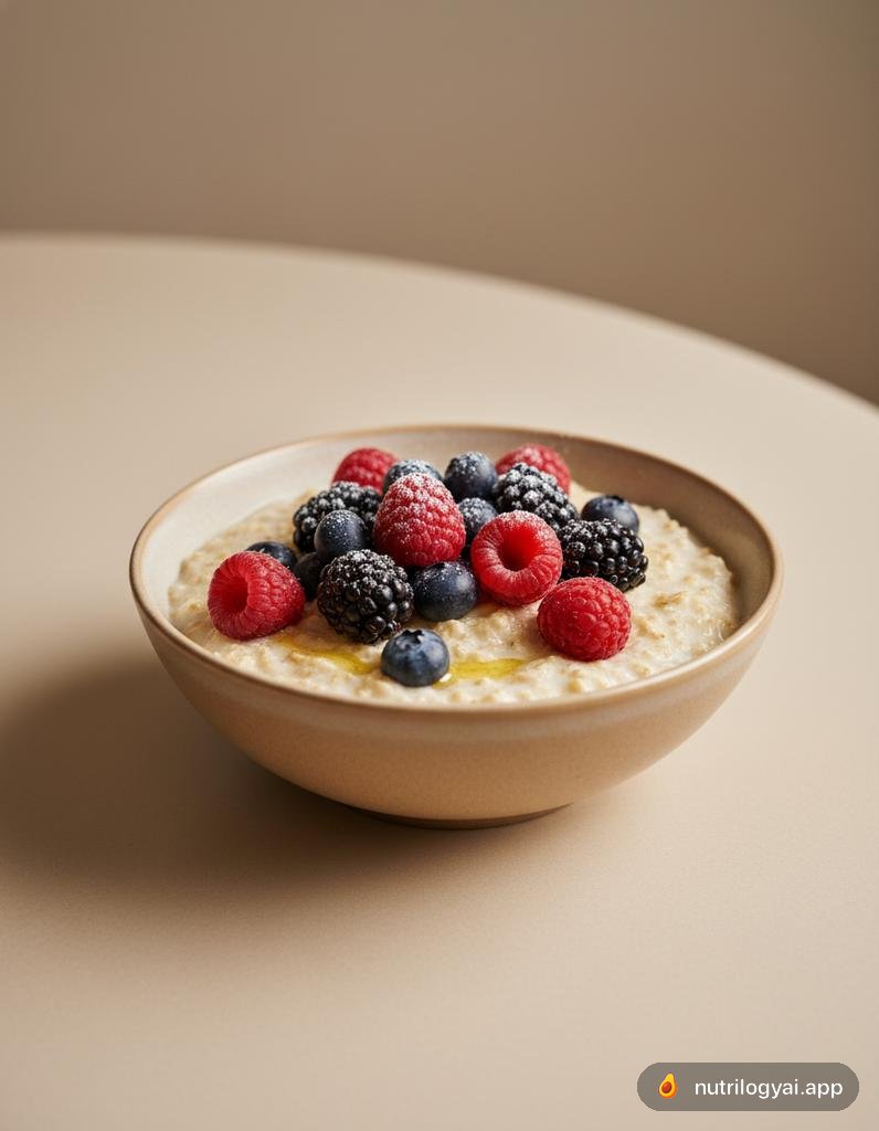 Haferbrei mit Beeren