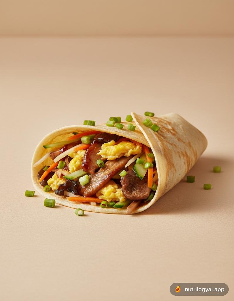 Moo Shu Pork Wrap