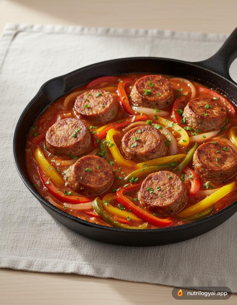 Salsiccia di tacchino e peperoni