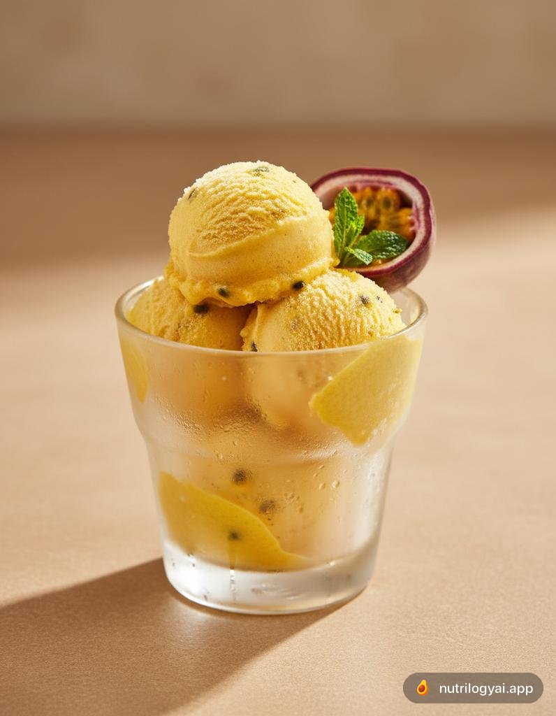 Sorbetto al frutto della passione