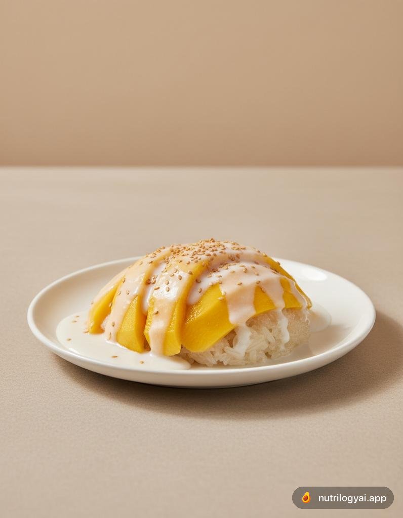 Klebreis mit Mango