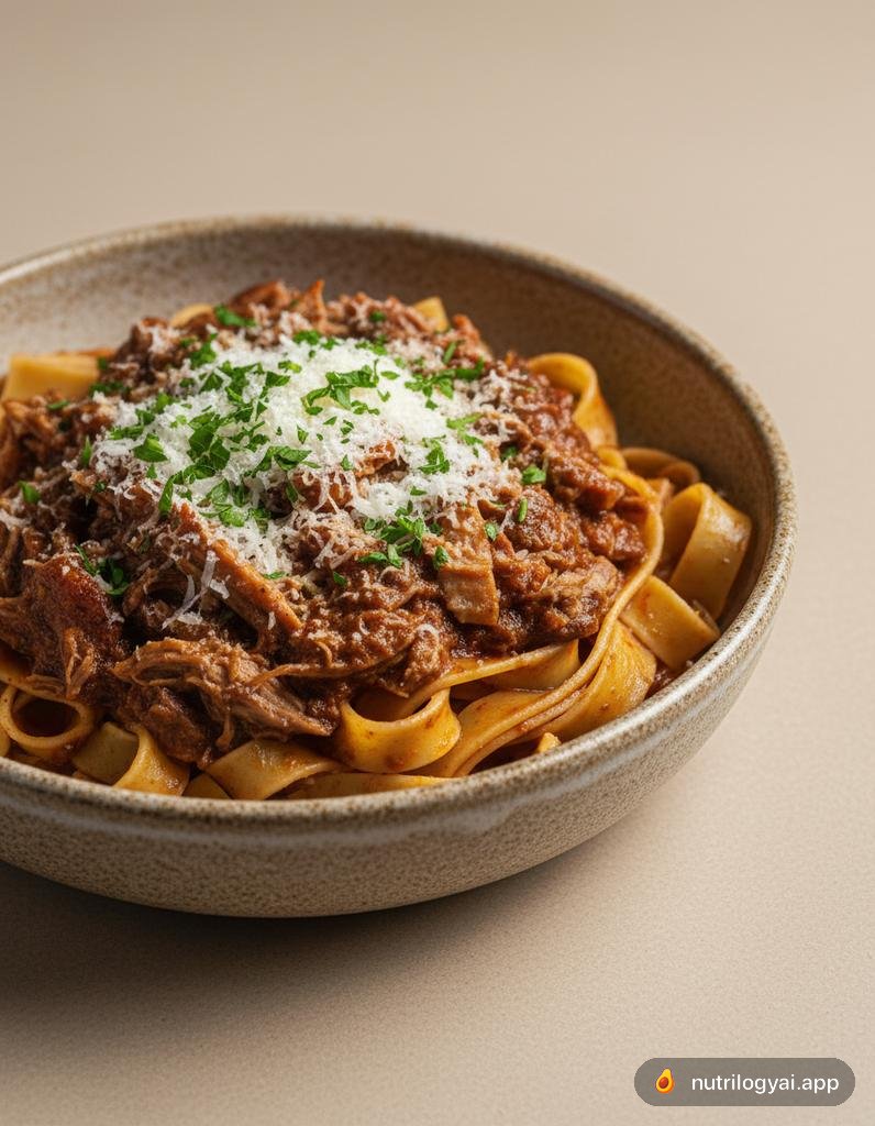 Ragoût de canard aux pappardelle