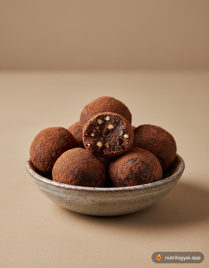 Tartufi di datteri al cacao