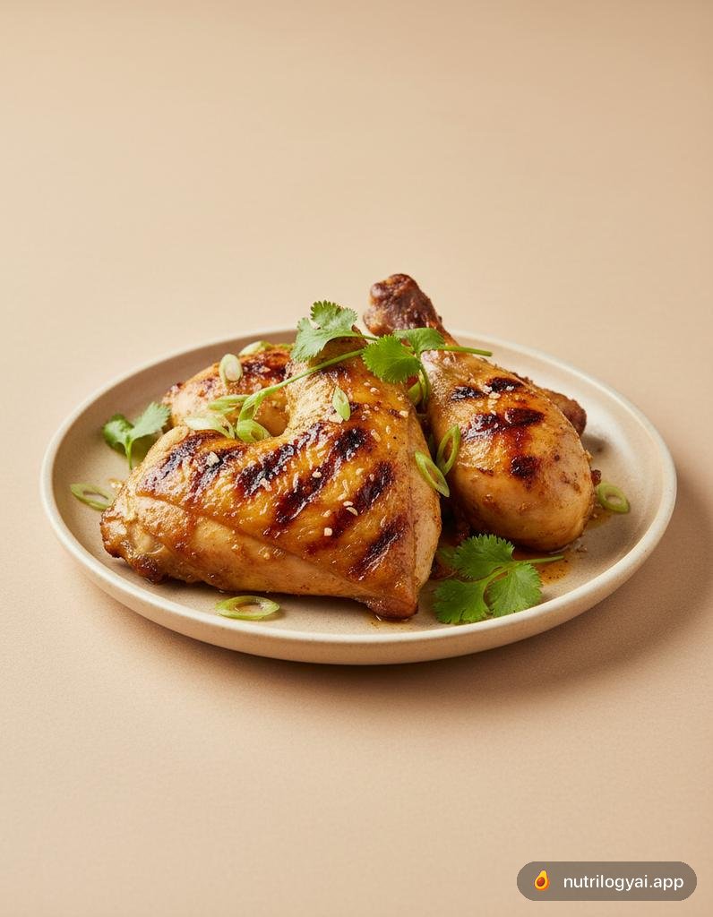 Poulet grillé à la citronnelle
