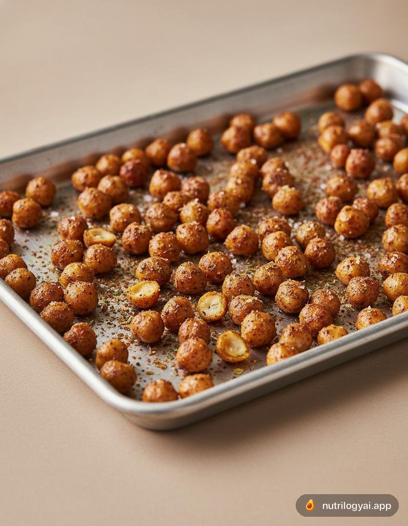 Pois chiches rôtis épicés