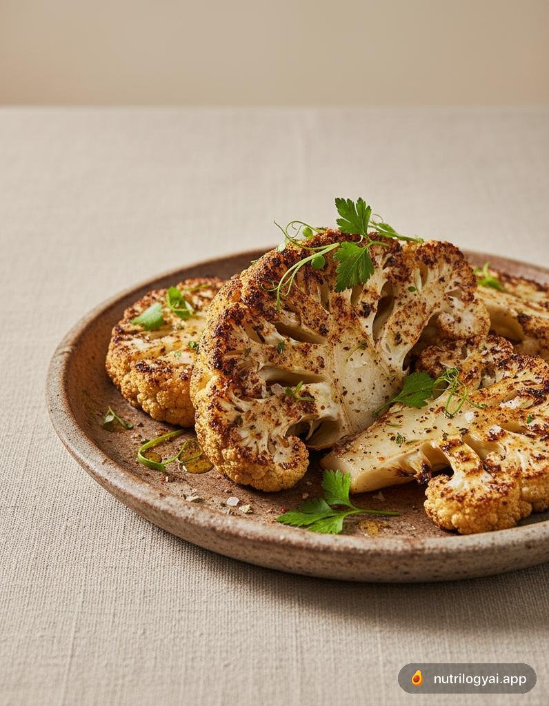 Steaks de chou-fleur grillés