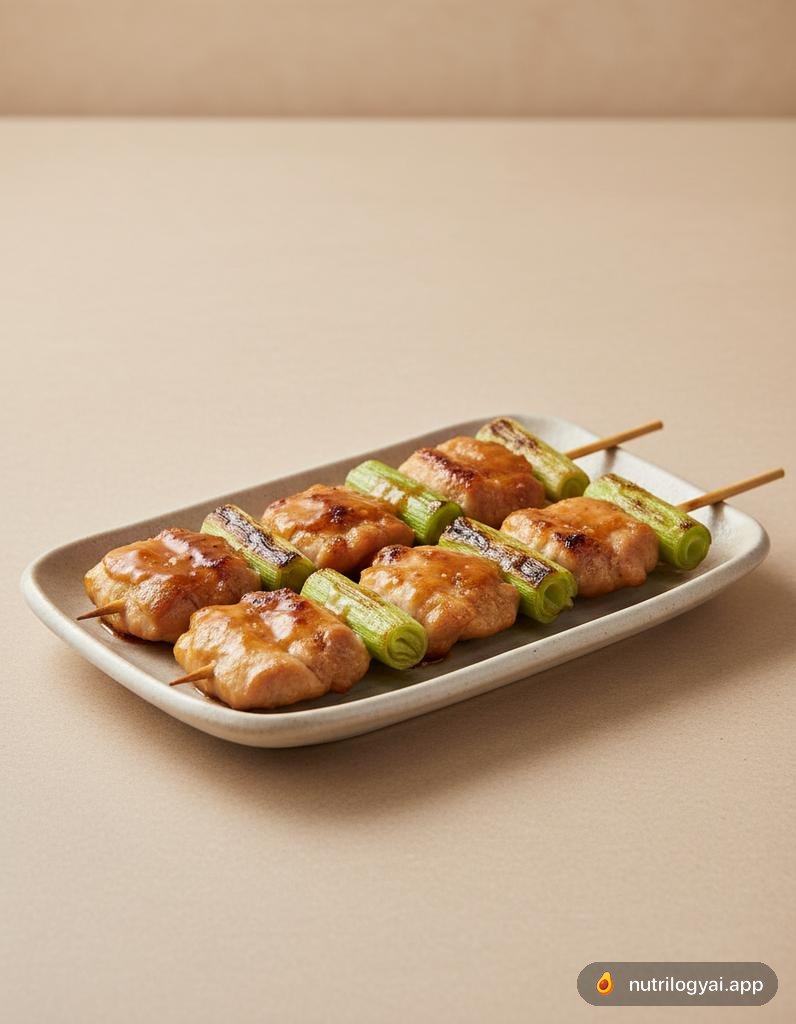 Kushiyaki (Brochettes de poulet et poireau)