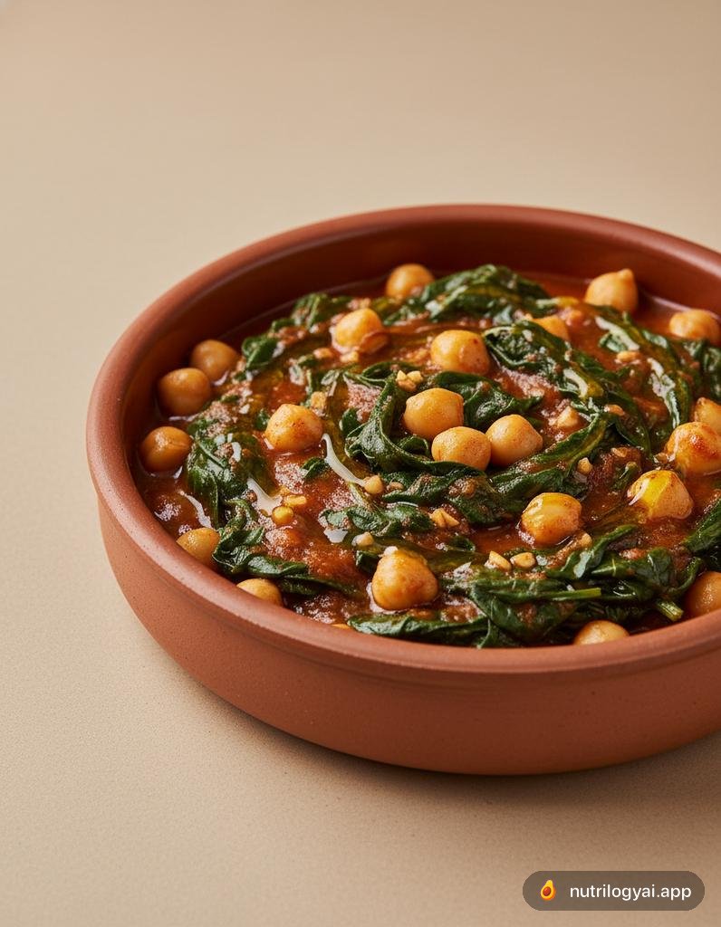 Épinards aux Pois Chiches (Espinacas con Garbanzos)