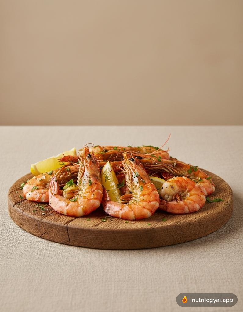 Gegrillte Garnelen