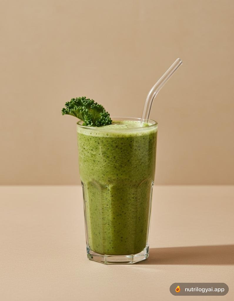 Smoothie verde de couve