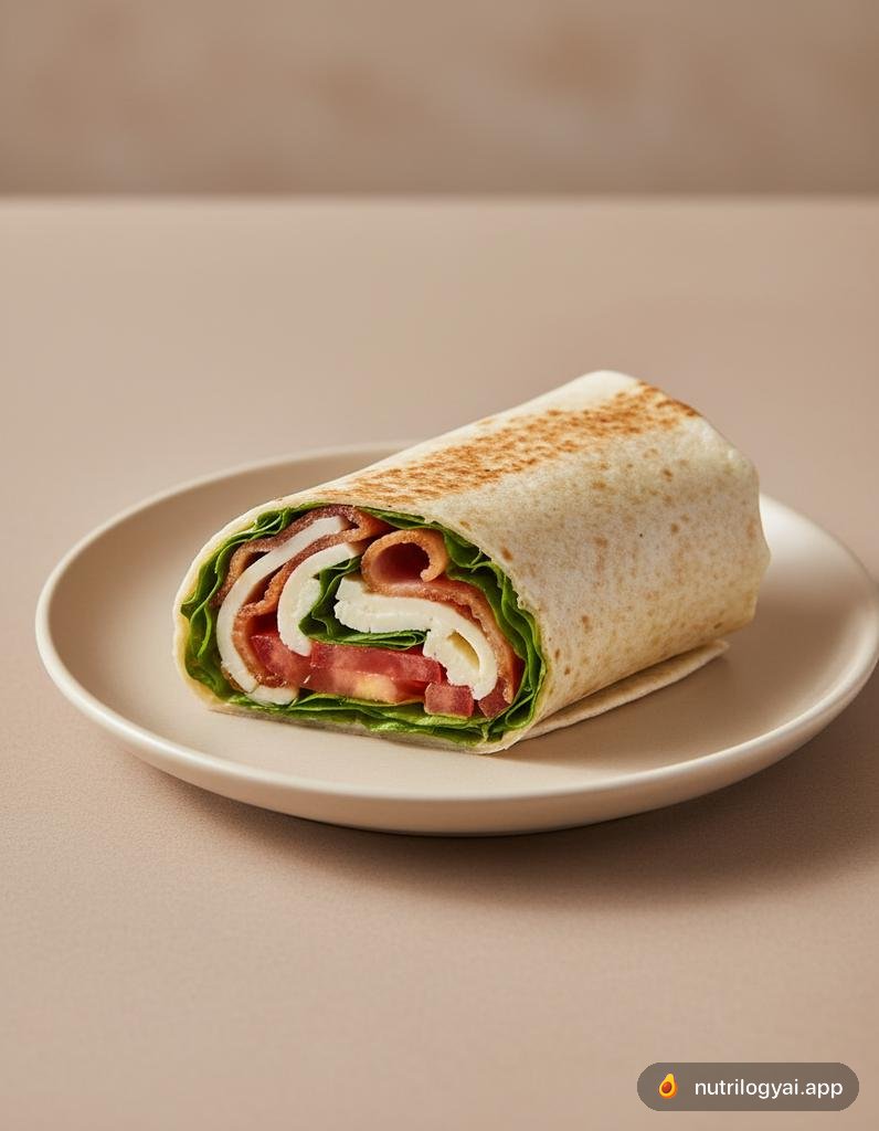 Wrap au Bacon de Dinde