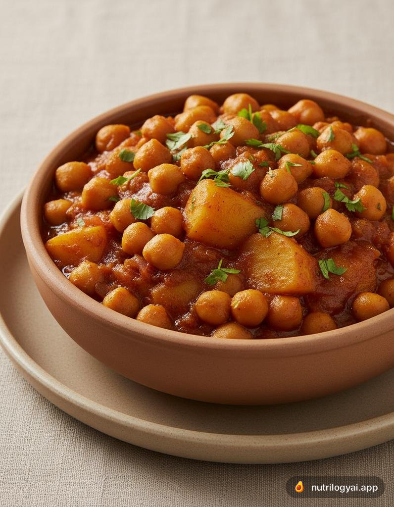 Aloo Chana (Curry de pommes de terre et pois chiches)