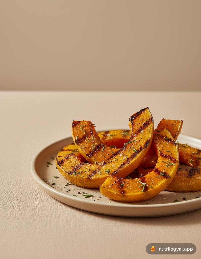Courge butternut grillée
