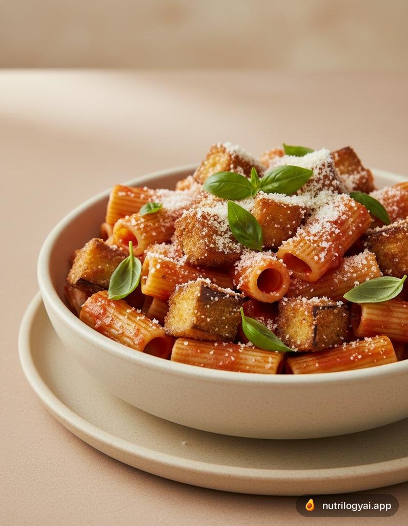 Rigatoni with Eggplant