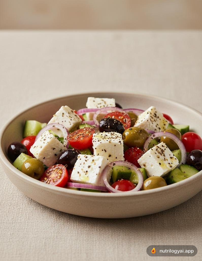 Oliven und Feta