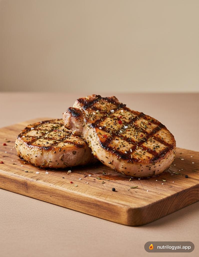 Gegrillte Schweinekoteletts